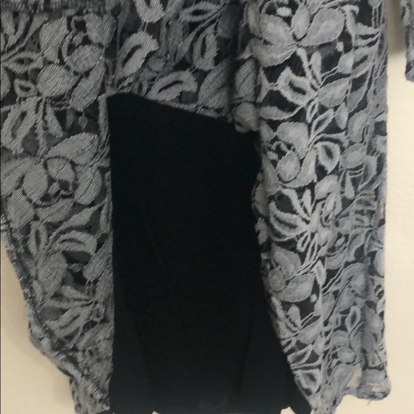 Free People Black and Gray Lace Dress - Picture 10 of 11